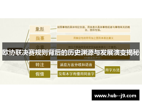 欧协联决赛规则背后的历史渊源与发展演变揭秘