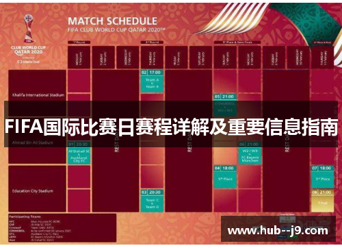 FIFA国际比赛日赛程详解及重要信息指南
